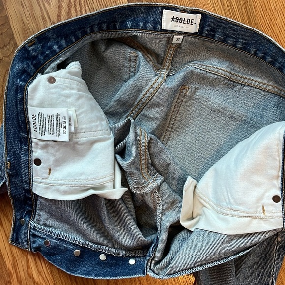 AGolde Dee High Rise Denim Shorts Size 32 NWT - Picture 10 of 14
